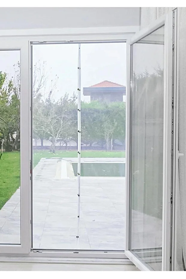 Mıknatıslı Kapı Sinekliği 90x210 Cm Raptiye ve Cırt Bant Mıknatıslı Kapı Sinekliği 90x210 Cm Raptiye ve Cırt Bant